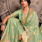 Trendy Saree Silk Tissue Sea Green Weaving Saree