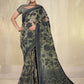 Contemporary Organza Sea Green Weaving Saree