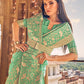 Classic Silk Viscose Sea Green Weaving Saree