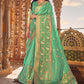 Classic Silk Viscose Sea Green Weaving Saree