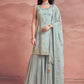 Salwar Suit Georgette Aqua Blue Sequins Salwar Kameez