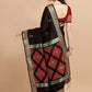 Contemporary Banglori Silk Raw Silk Black Sequins Saree