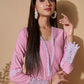 Casual Kurti Cotton Pink Sequins Kurtis