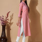 Casual Kurti Cotton Peach Sequins Kurtis