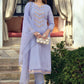 Pant Style Suit Cotton Aqua Blue Embroidered Salwar Kameez