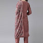 Salwar Suit Cotton Muslin Peach Embroidered Salwar Kameez