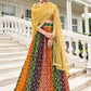 Lehenga Choli Faux Georgette Multi Colour Embroidered Lehenga Choli