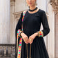 Anarkali Suit Georgette Black Embroidered Salwar Kameez