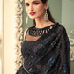 Contemporary Georgette Grey Embroidered Saree