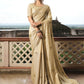 Trendy Saree Georgette Gold Embroidered Saree