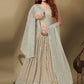 Readymade Lehenga Choli Georgette Viscose Sea Green Embroidered Lehenga Choli