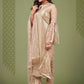 Straight Salwar Suit Net Gold Embroidered Salwar Kameez