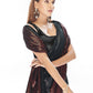 Classic Georgette Maroon Sequins Saree