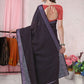 Contemporary Cotton Brown Plain Saree