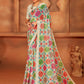 Classic Net Multi Colour Digital Print Saree