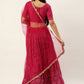 Lehenga Choli Georgette Pink Embroidered Lehenga Choli