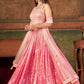 Readymade Lehenga Choli Pure Georgette Pink Embroidered Lehenga Choli
