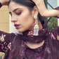 Salwar Suit Muslin Purple Digital Print Salwar Kameez