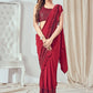 Classic Imported Red Sequins Saree