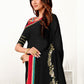 Classic Georgette Black Sequins Saree