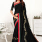 Classic Georgette Black Sequins Saree
