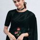 Classic Shimmer Black Sequins Saree
