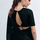 Classic Shimmer Black Sequins Saree