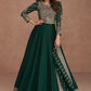 Gown Silk Green Embroidered Gown