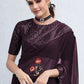 Classic Shimmer Purple Sequins Saree