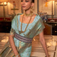 Classic Silk Aqua Blue Weaving Saree