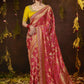 Classic Silk Red Bandhej Saree