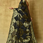 Bandhej Saree Silk Black Weaving Saree