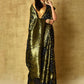 Bandhej Saree Silk Black Weaving Saree