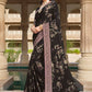 Contemporary Silk Black Embroidered Saree