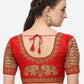 Blouse Silk Red Embroidered Blouse