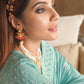 Classic Silk Aqua Blue Embroidered Saree