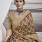 Classic Silk Beige Digital Print Saree