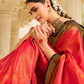 Classic Silk Fuchsia Patch Border Saree