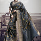 Classic Silk Blue Digital Print Saree