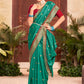 Trendy Saree Silk Sea Green Embroidered Saree
