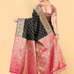 Contemporary Silk Black Woven Saree