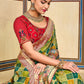 Classic Silk Green Embroidered Saree