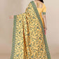 Classic Silk Yellow Embroidered Saree