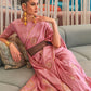 Classic Silk Pink Weaving Saree