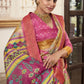 Classic Silk Multi Colour Digital Print Saree
