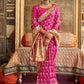 Contemporary Silk Pink Embroidered Saree