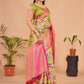 Contemporary Silk Green Digital Print Saree