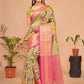 Contemporary Silk Green Digital Print Saree