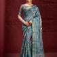 Contemporary Silk Rama Digital Print Saree
