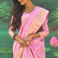 Contemporary Silk Pink Weaving Saree